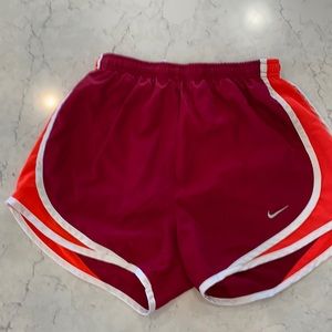 Nike dry fit extra small girls running shorts